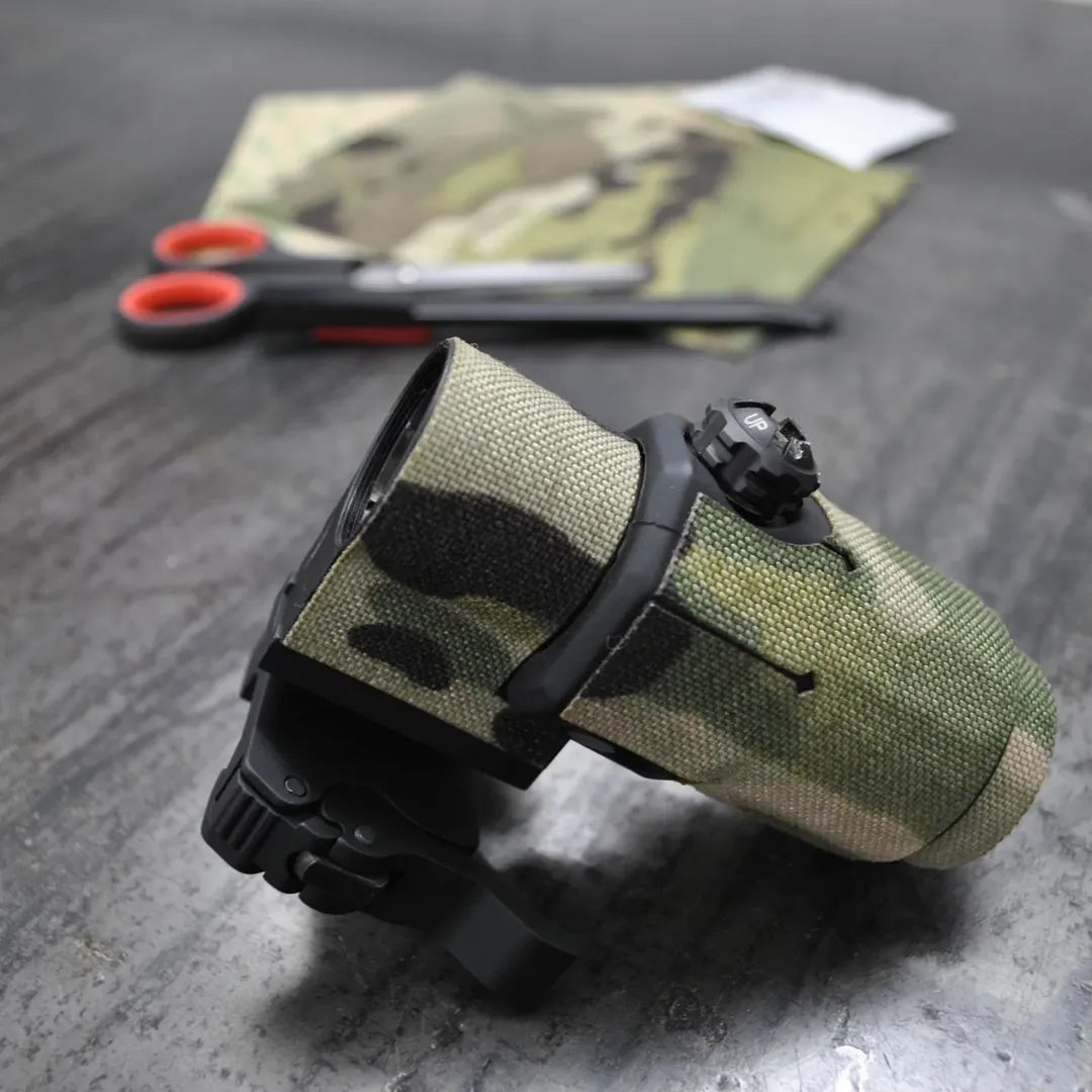Маскувальні текстильні наліпки для збільшувача "EOTECH Magnifier G33.STS" від українського бренду "SVETOGOR DEFENCE".