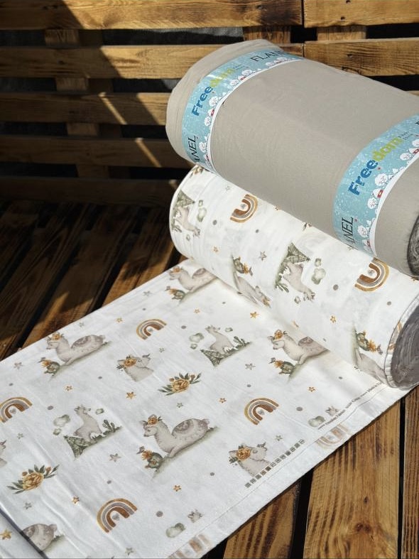 Постільний комплект Фланель преміум Лами