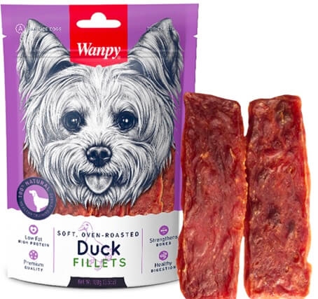 ВАНПІ ФІЛЕ КАЧКИ М’ЯКЕ ласощі для собак 0.1 кг.