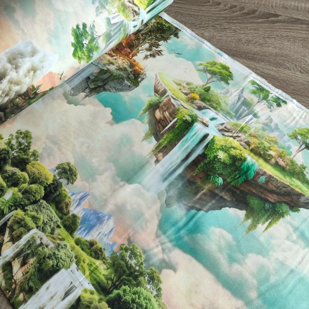 Тканина Ранфорс Digital print - Японія