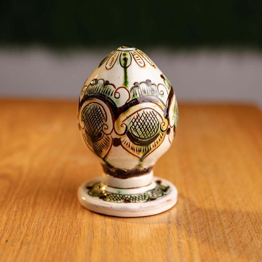 Великодня кераміна писанка, 13 см