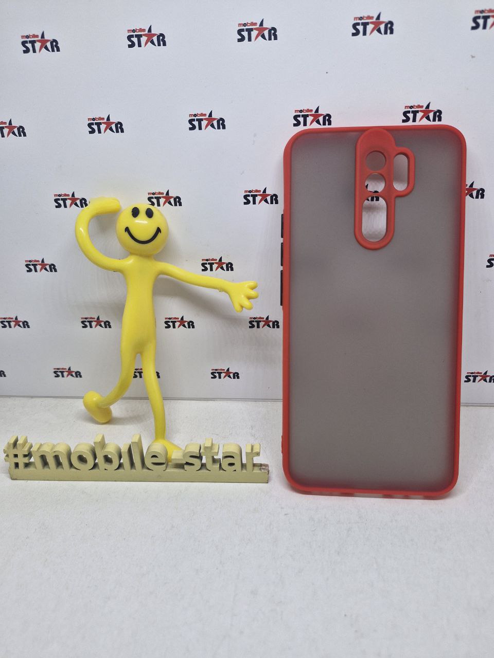 Накладка Gingle Matte Case Xiaomi Redmi 9 red/black