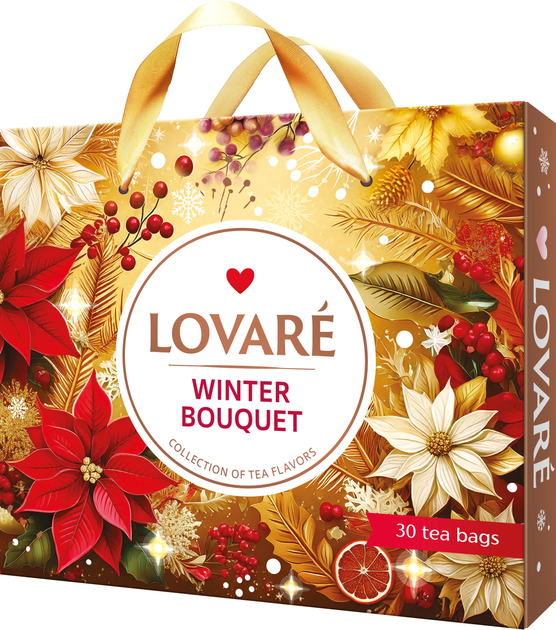 Колекція чаю Lovare Bouquet 6 видів по 5 шт