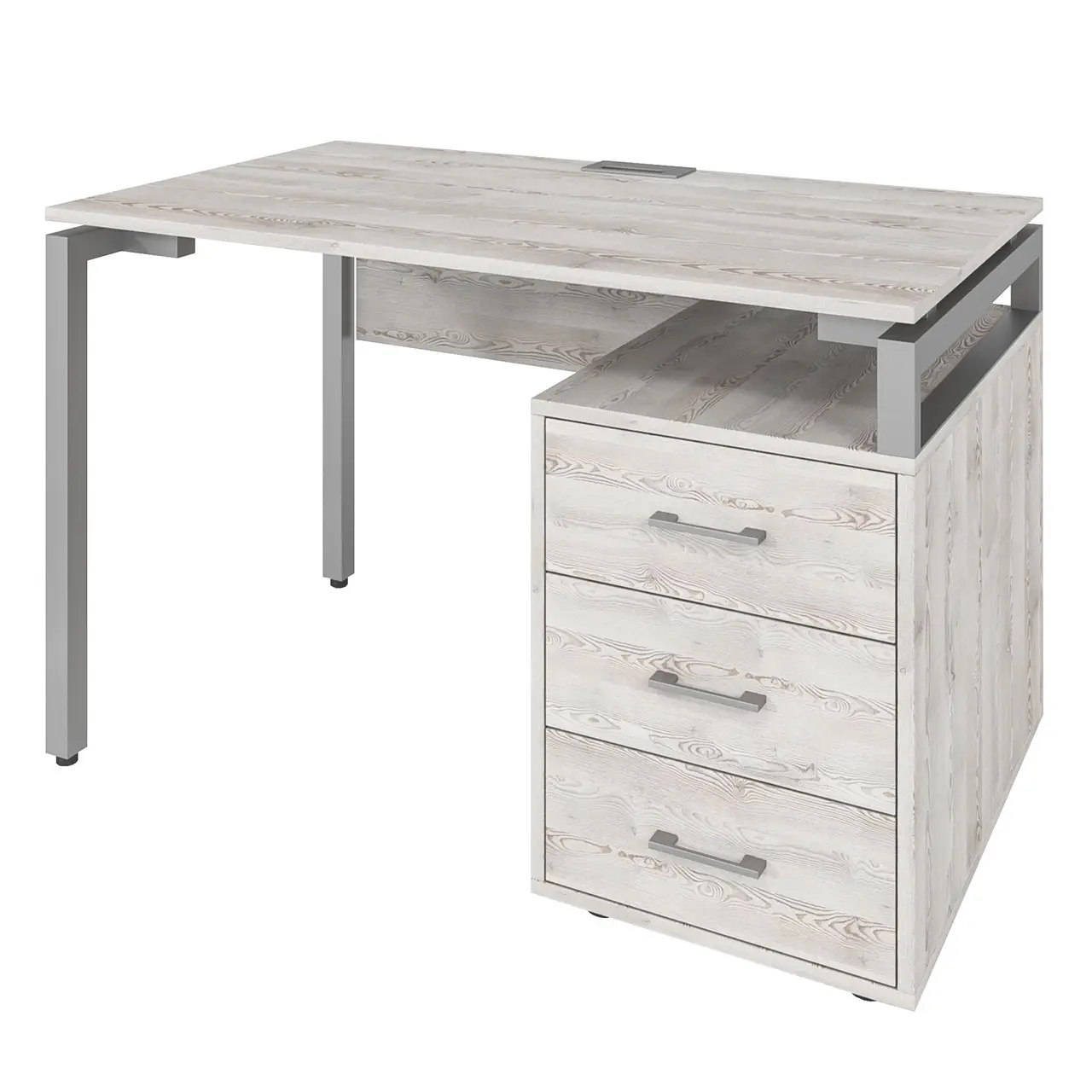 Стіл з тумбою LP 1A, стіл комп'ютерний, письмовий стіл 1350/700/750 мм., стіл Лофт