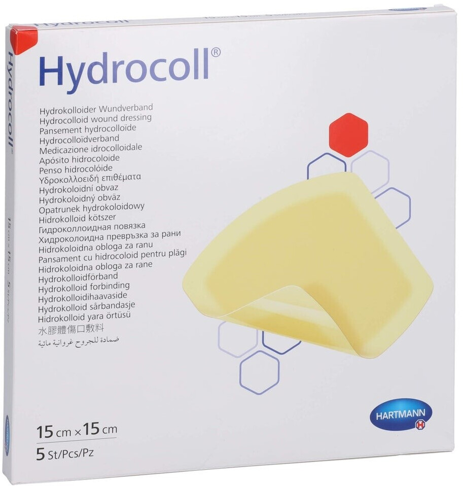 15×15см.Hydrocoll гідроколоїдна пов'язка пластир гідроколоїдний 1шт.