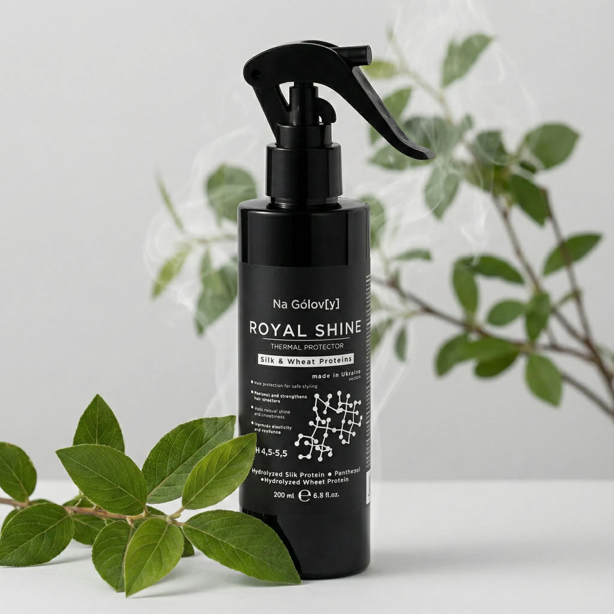 ROYAL SHINE Спрей-термозахист із гідролізованим шовком