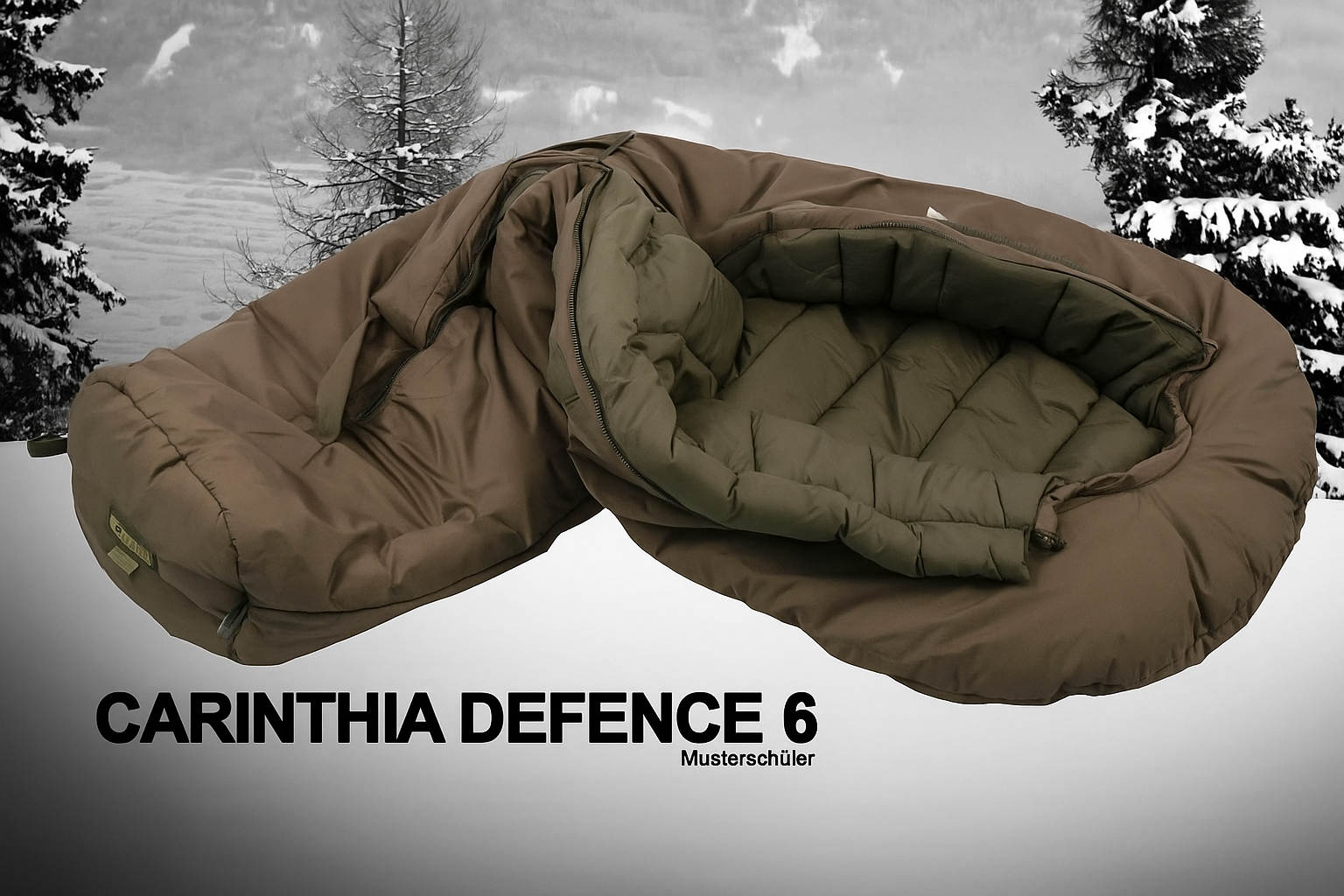 Зимовий спальний мішок "Carinthia Defence 6" від австрійського преміум бренду "Carinthia".