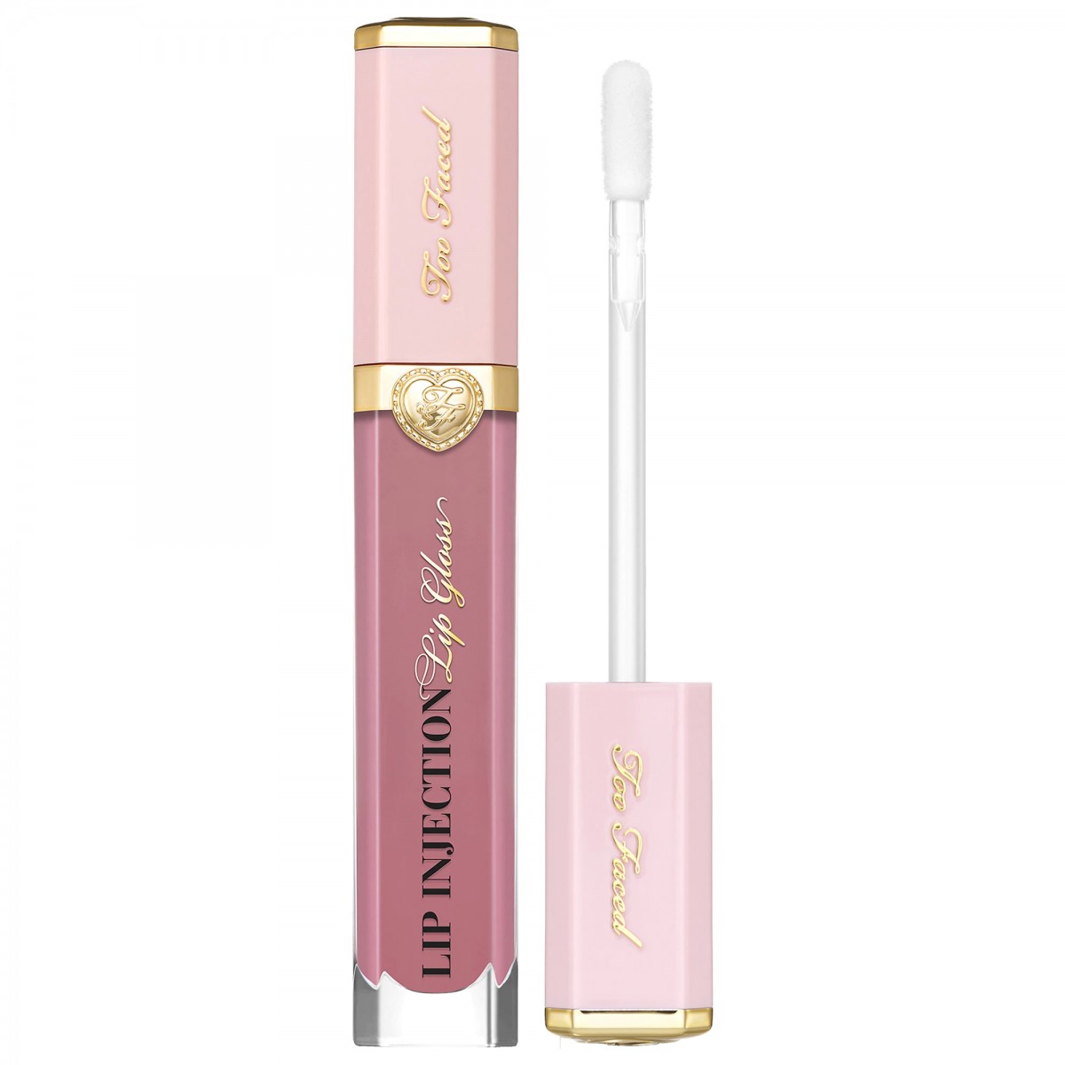 Зволожуючий блиск для губ Too Faced Lip Injection Power Plumping Lip Gloss soft mauve pink Standart High Shine 6.5ml