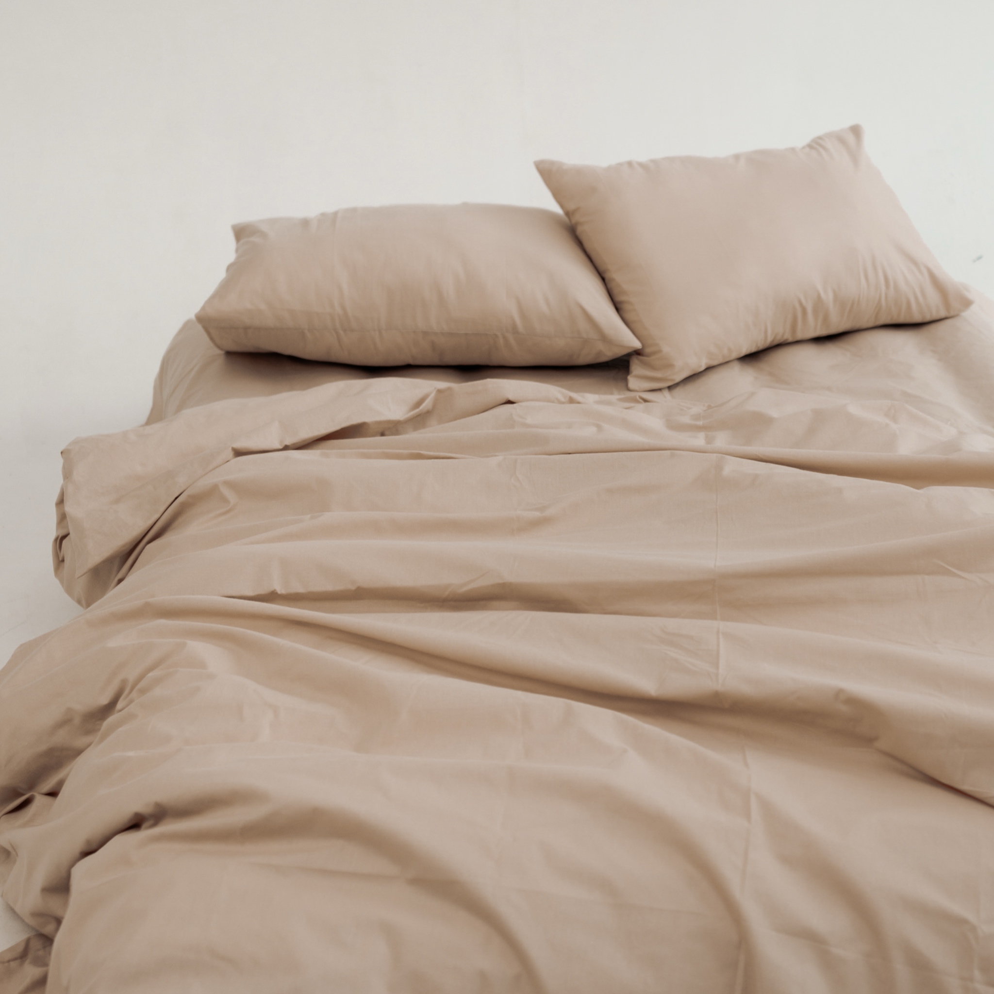 Постільний комплект Матова 100% бавовна Беж