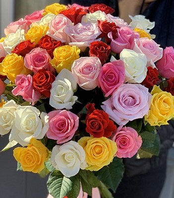 Троянди МІКС (12 штук)