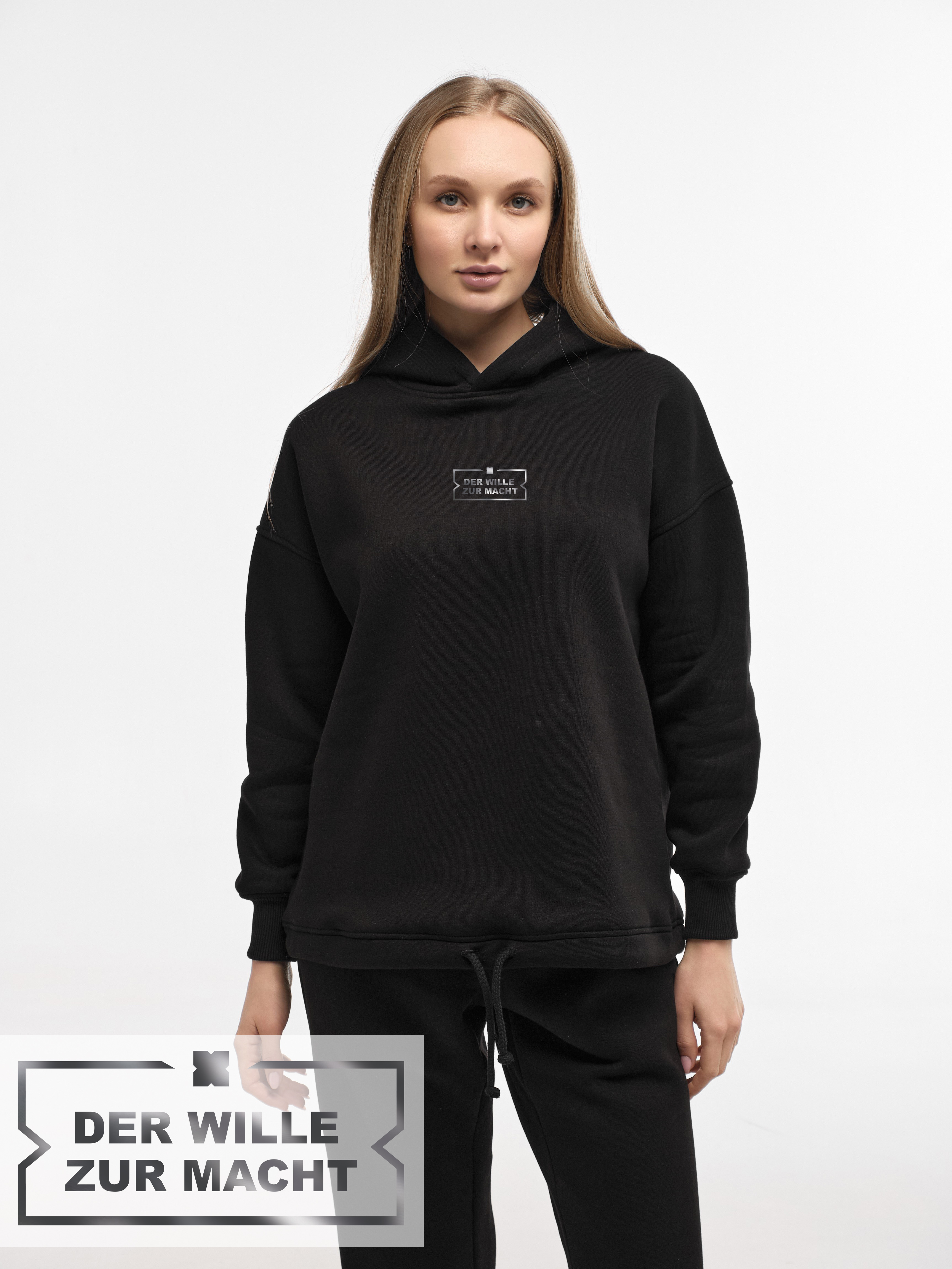 HOODIE "DER WILLE ZUR MACHT" | LACE | BLACK EMOTION | XH2