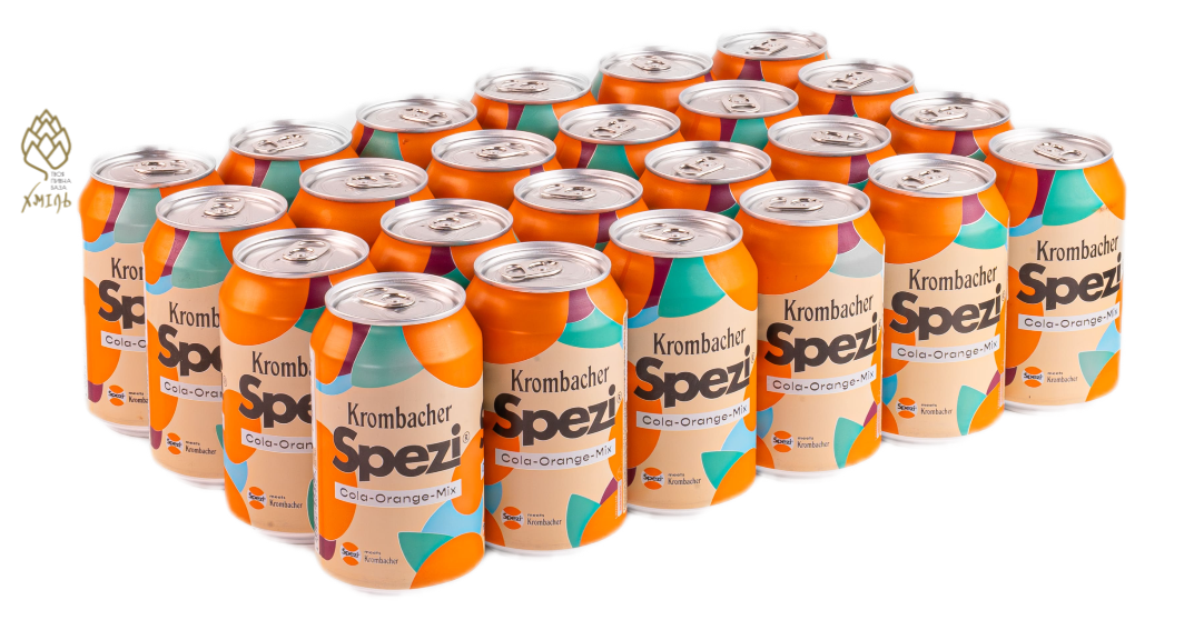 Напій Spezi Cola-Orange-Mix 0.33 б/а (24 шт/ящ)