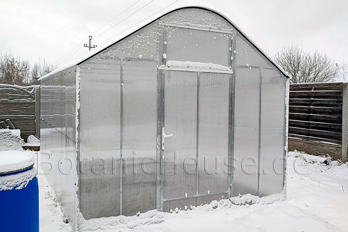 Gewächshaus 3x4m "HOCH Tomate" 3x4m...20m / 4,6,8,10,16mm HKP H2,62m