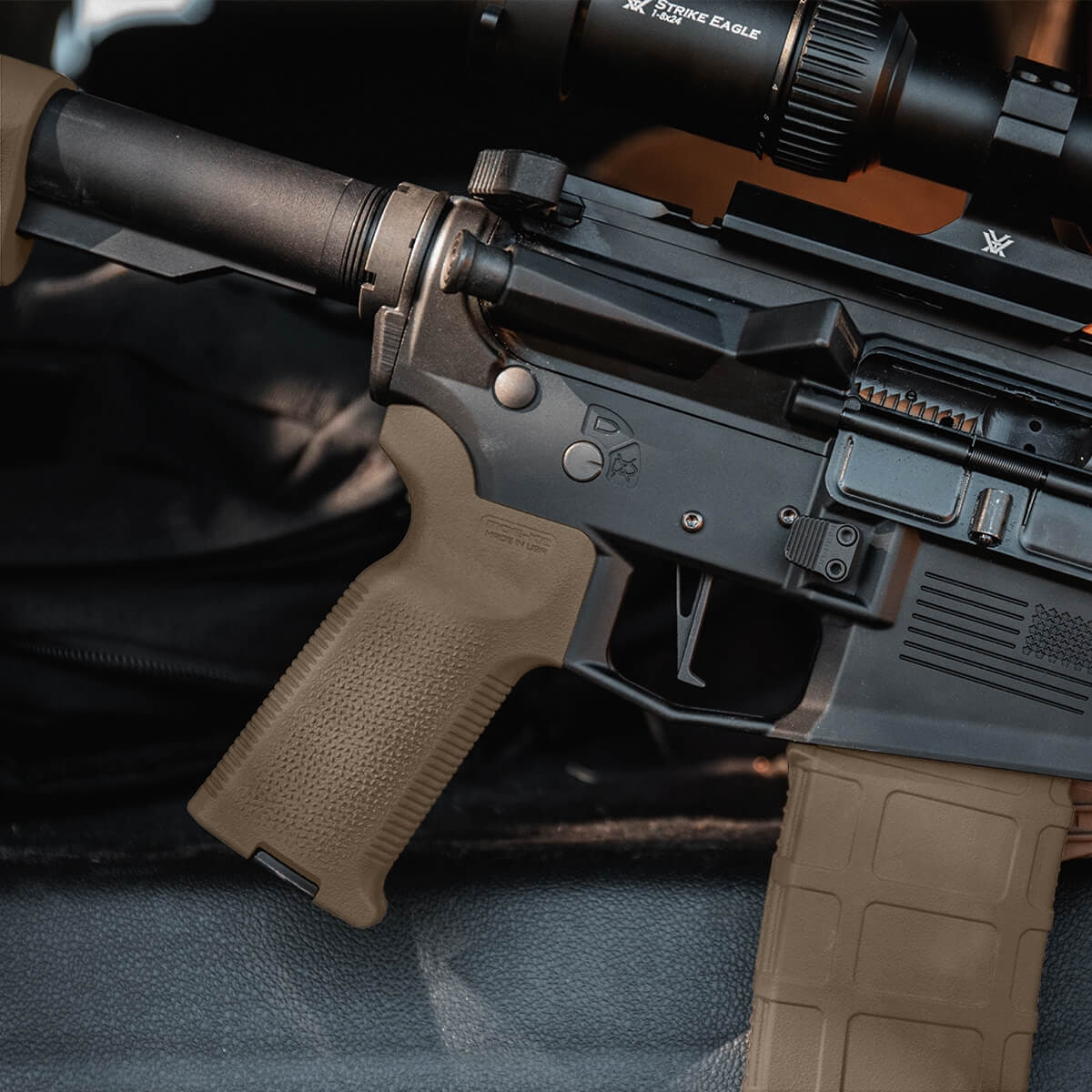 Оригінальне пістолетне руків'я для гвинтівок М4 "Magpul MOE-K2 Grip AR15/M4 MAG522" від американського преміум бренду "MAGPUL".
