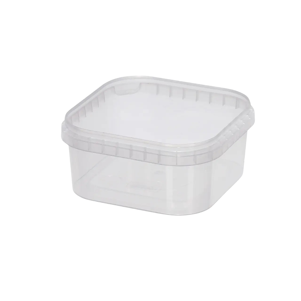 Контейнер квадратний КВ-500 з прозорою кришкою, 122*122*57 мм, 30 шт