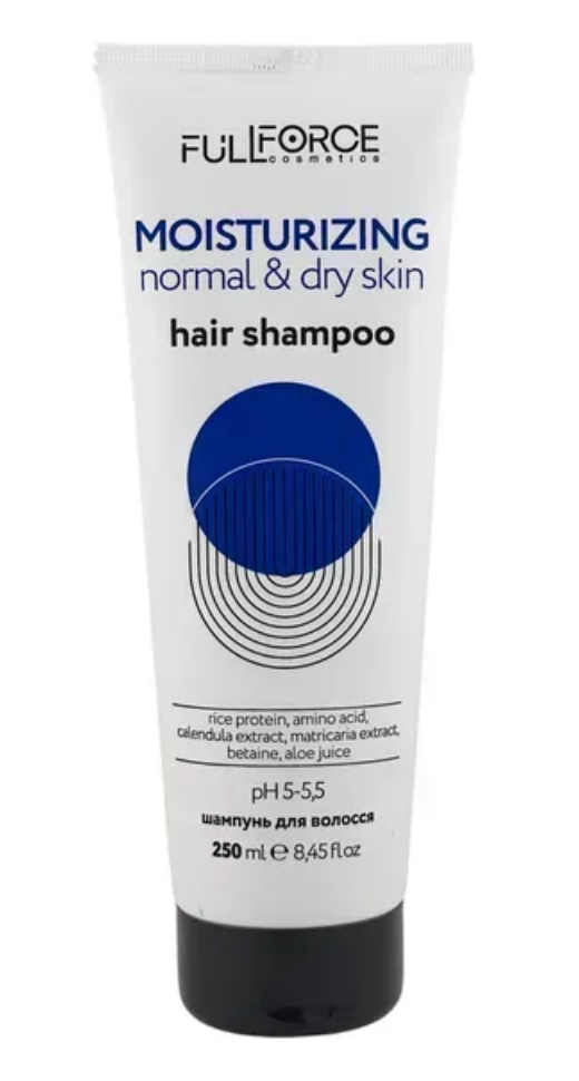 Зволожуючий шампунь для сухої шкіри голови MOISTURIZING NORMAL & DRY SKIN, 250 ml