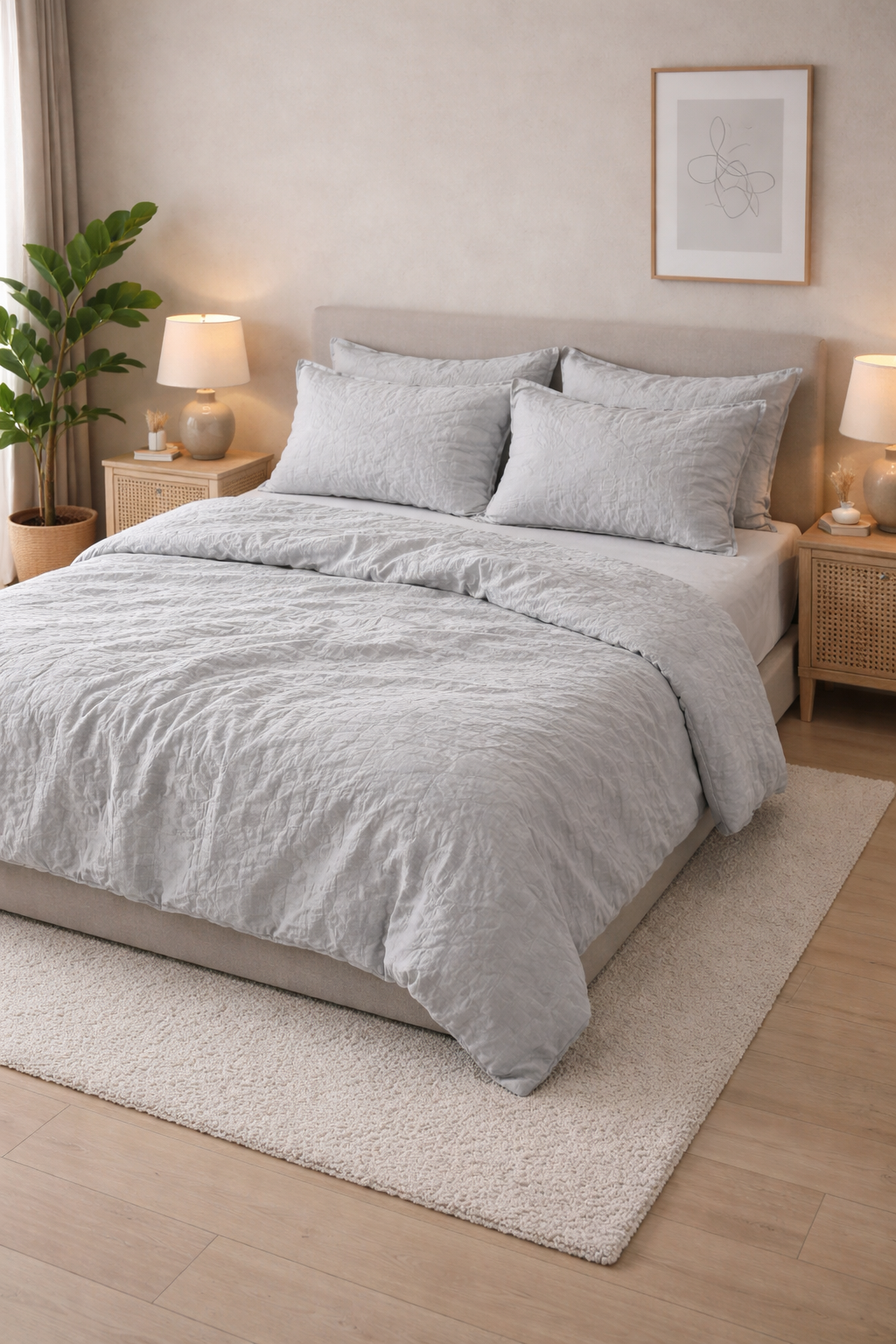 Постільна білизна варена бавовна "Річна галька"