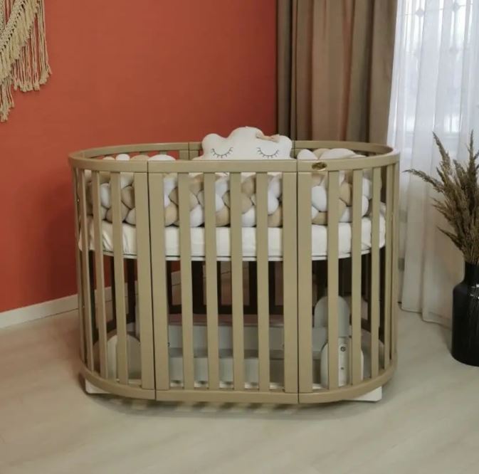Ліжечко-трансформер Angelo 7в1 моко