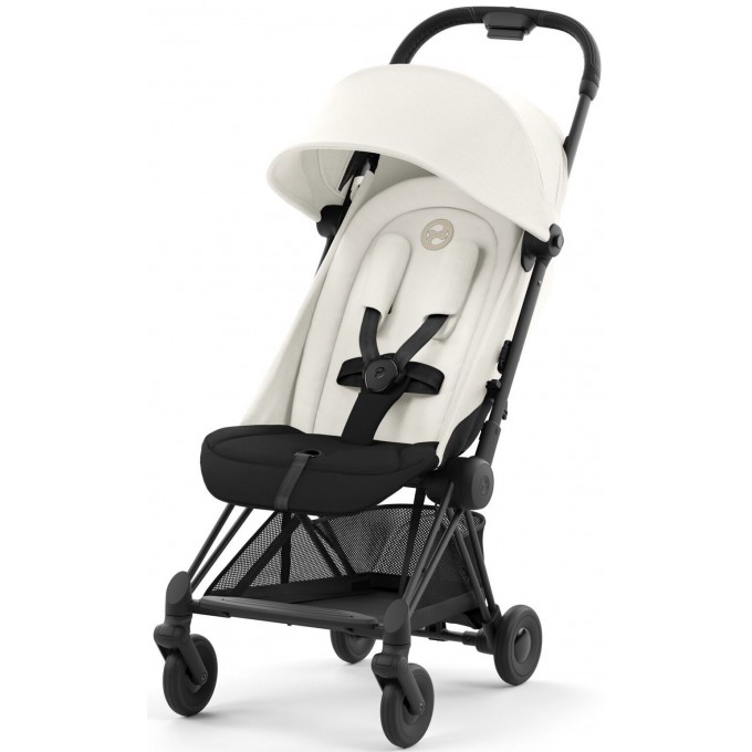 Прогулянкова коляска Cybex Coya Off White шасі matt black