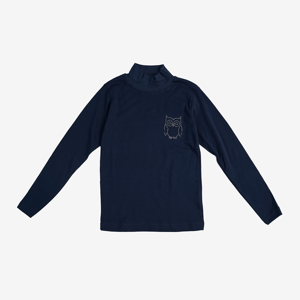 Гольф стрази, Сова, синій 116,122,128,134,152,158