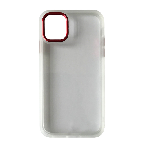 Чохол Cristal guard case for iPhone 13 Pro white-red