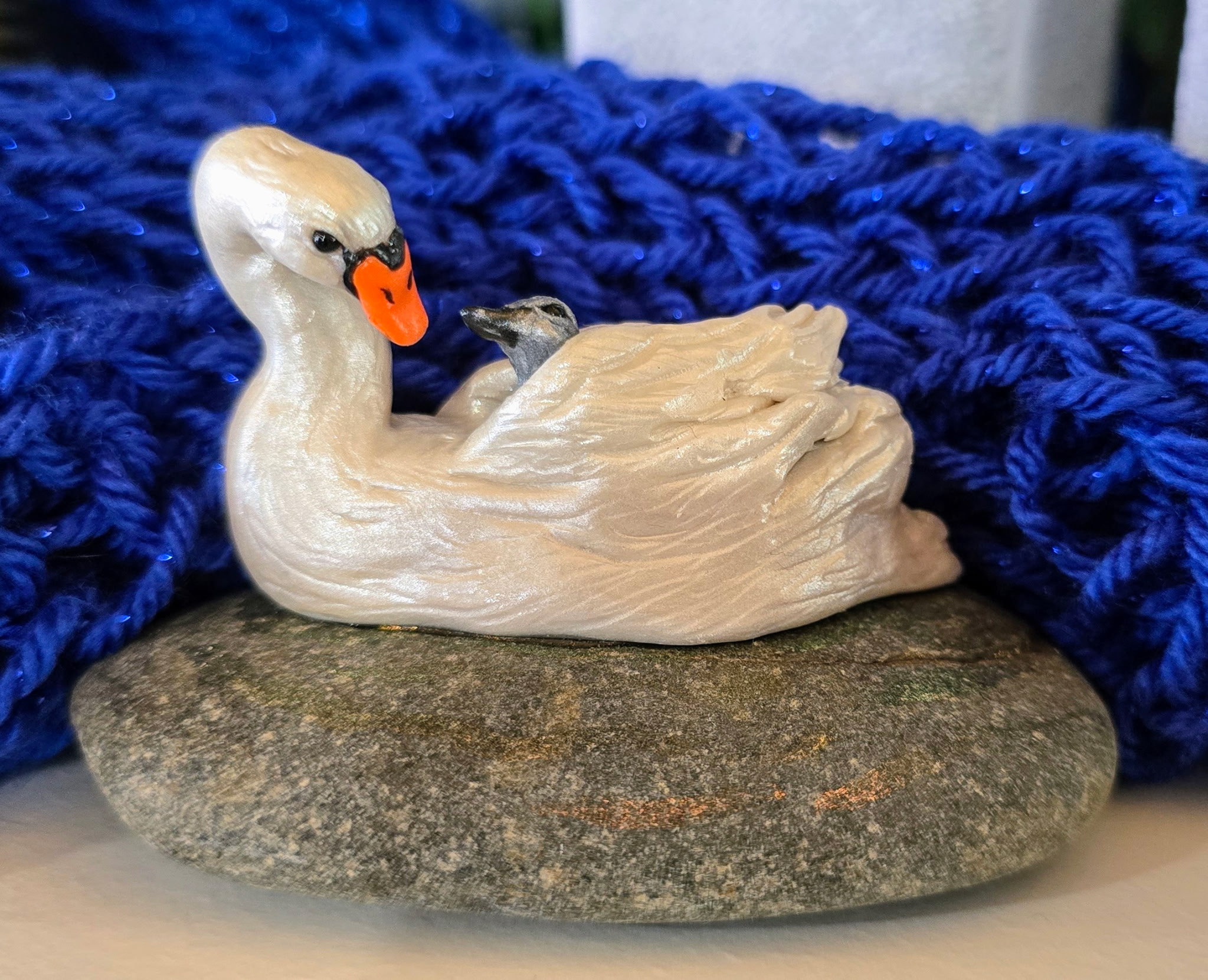 Swan and Baby