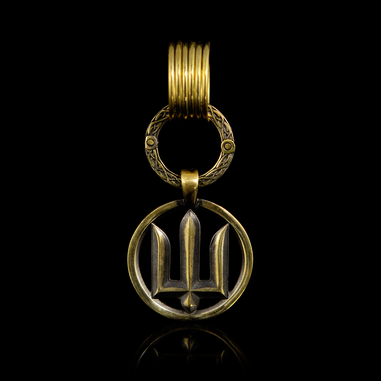 Handmade Brass Keychain – Crafted in Ukraine