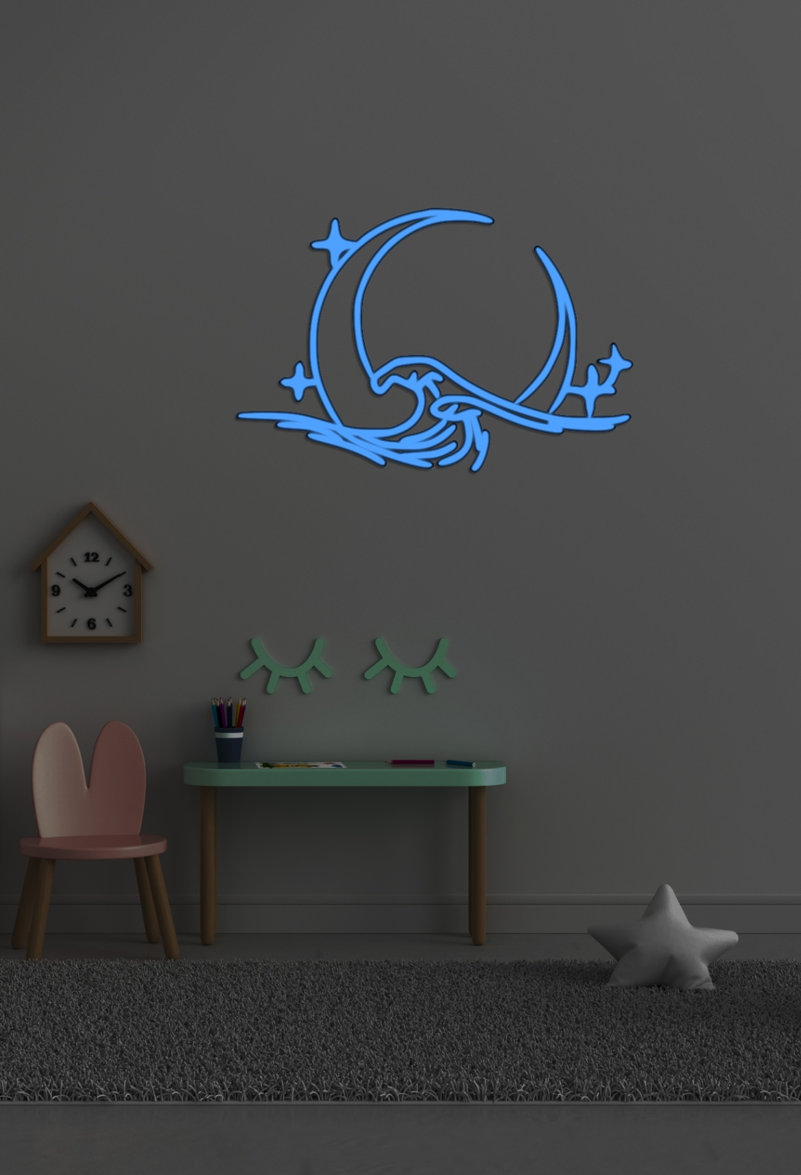 Нічник «Місячна Хвиля»