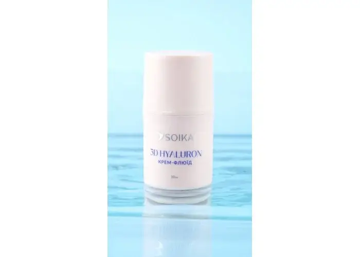 Soika Крем-флюїд для обличчя 3D HYALURON, 50 мл