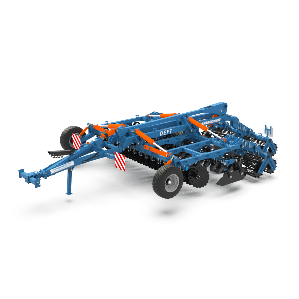 Дисковий лущильник DEFT 4,0 SQR диск (560 мм.) на квадратній стійці з подвійним барабаном