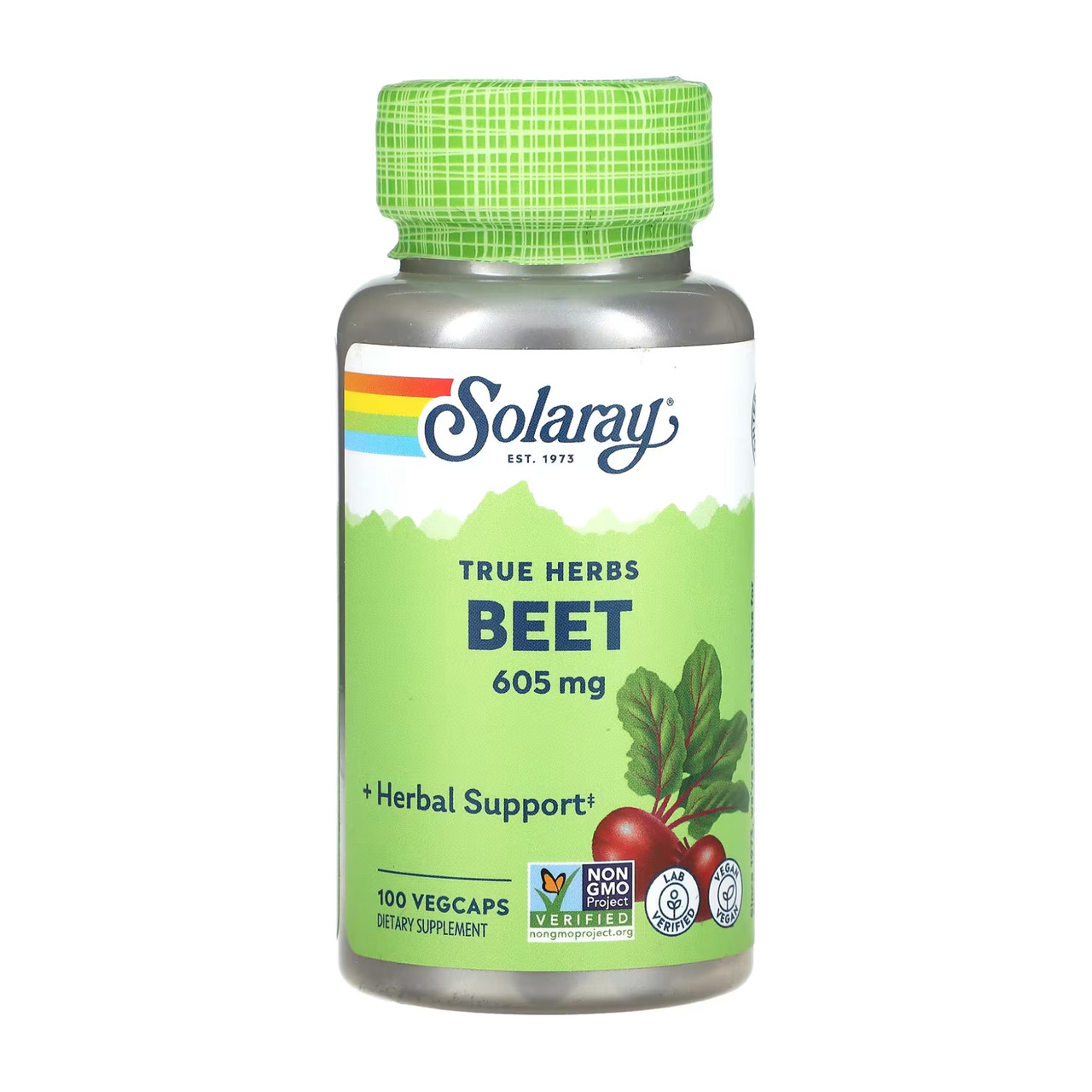 Корінь буряка, Beet Root 605mg - 100 vcaps