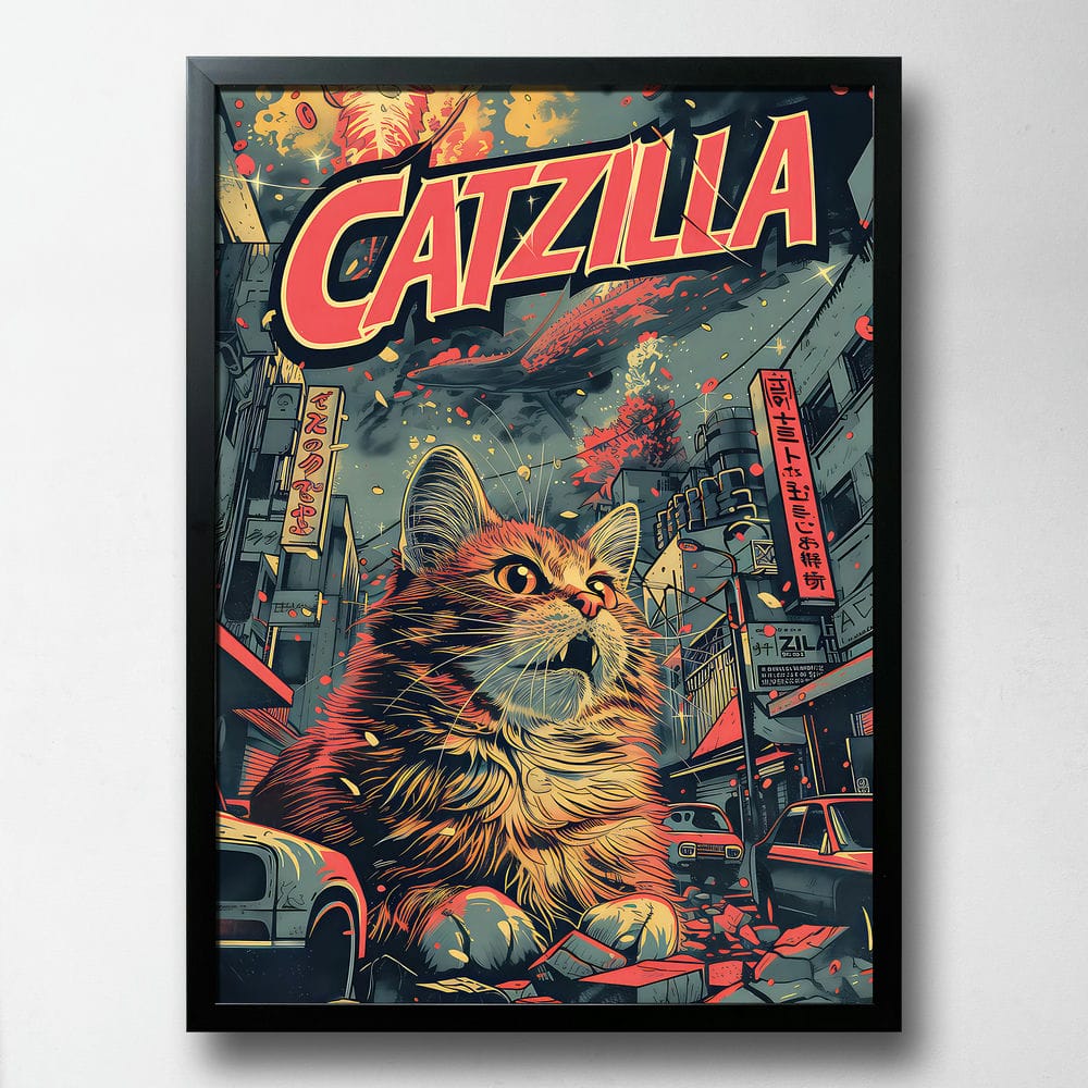 Постер Catzilla, ПВХ