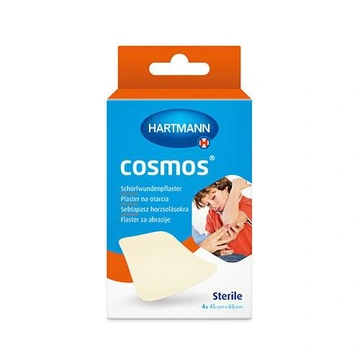 45×65мм.Hartmann cosmos гідроколоїдні пластирі для дрібних ран та саден 4шт.
