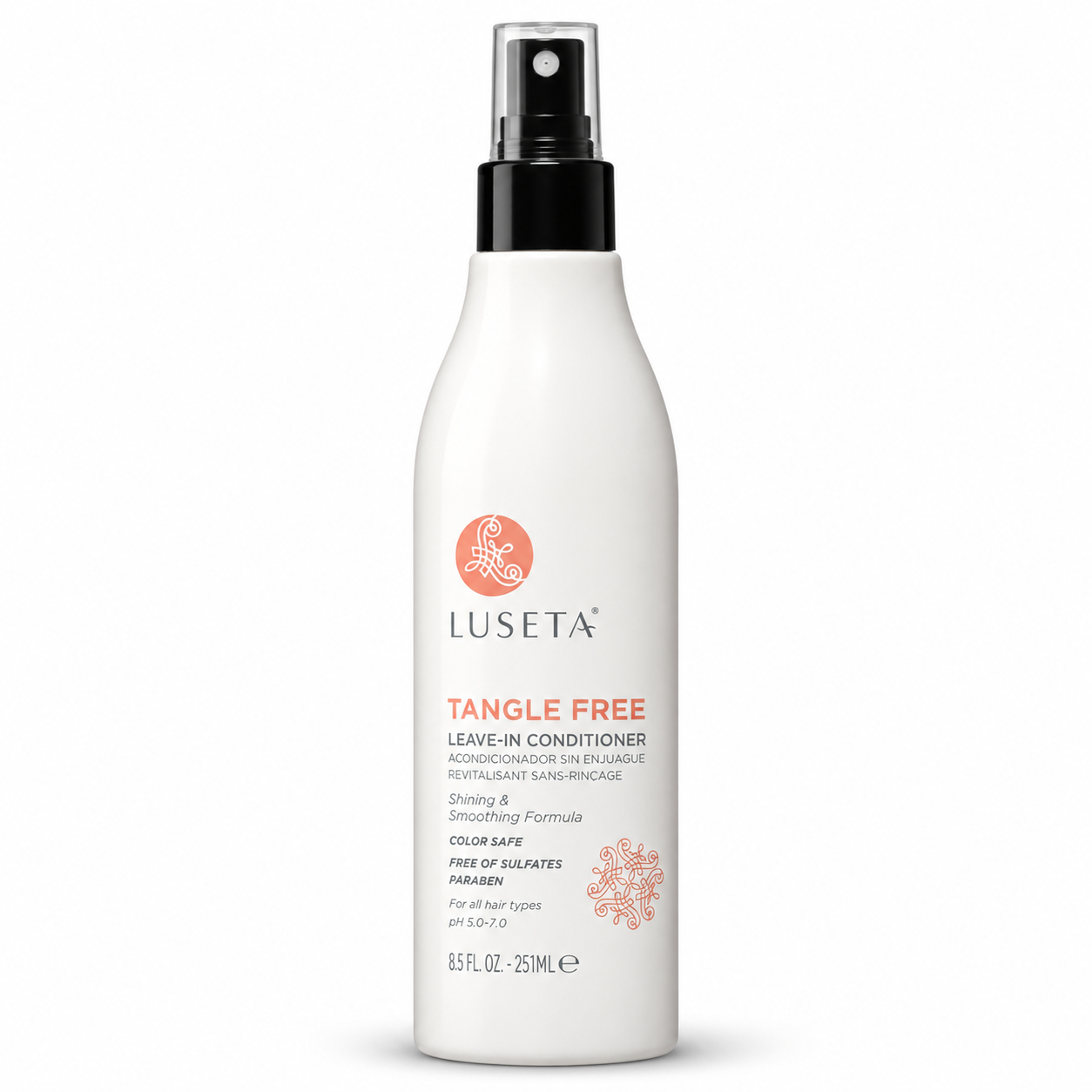 Спрей зволожуючий для полегшення розчісування Luseta Beauty Tangle Free Leave-in Conditioner