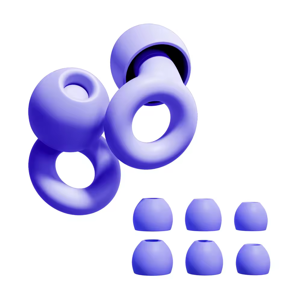 Беруші для сну Rezonans синього кольору з змінними насадками