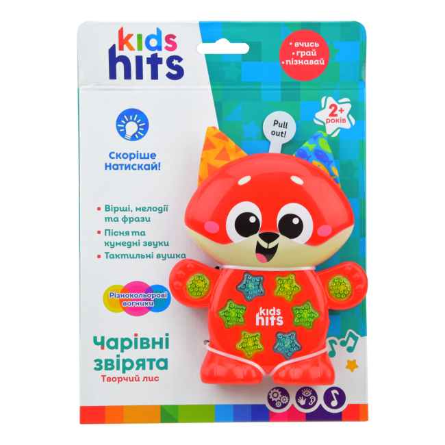Музична розвиваюча іграшка Kids Hits Творчий лис (KH09-001)