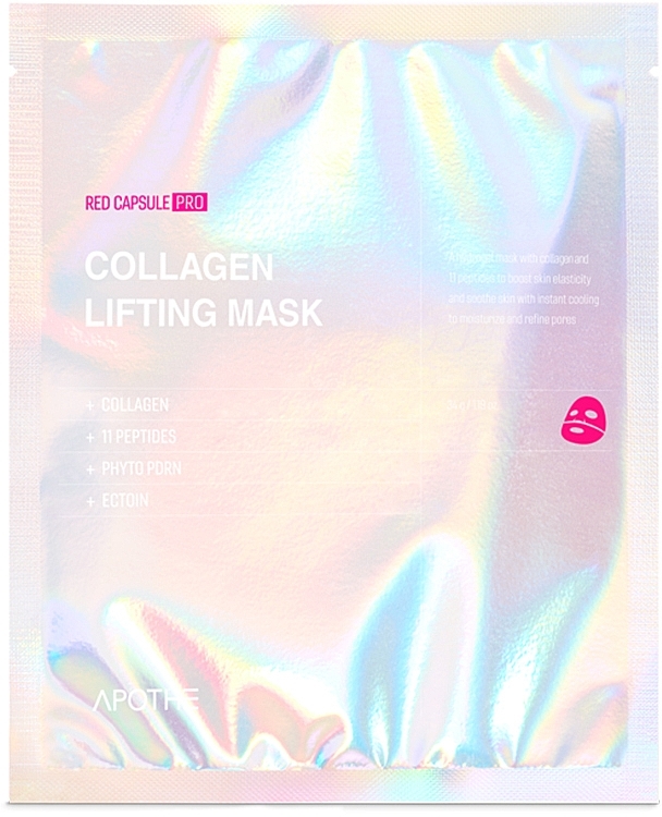 Гідрогелева маска Apothe Collagen Lifting Mask Red Capsule Pro 34g
