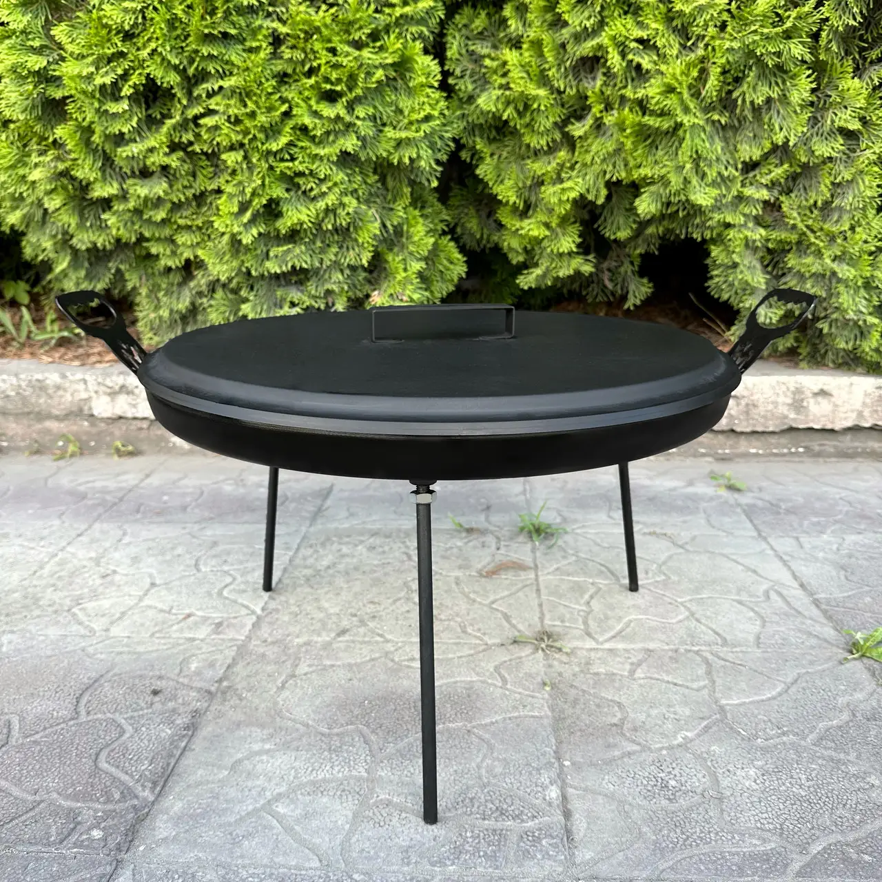 Сковорода з диску Фрея 50см з кришкою