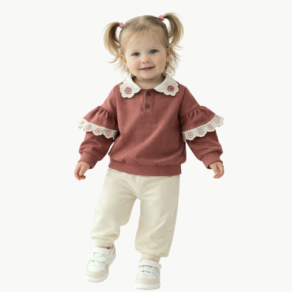 Костюм для дівчинки Bebinni kids 9701 пудровий