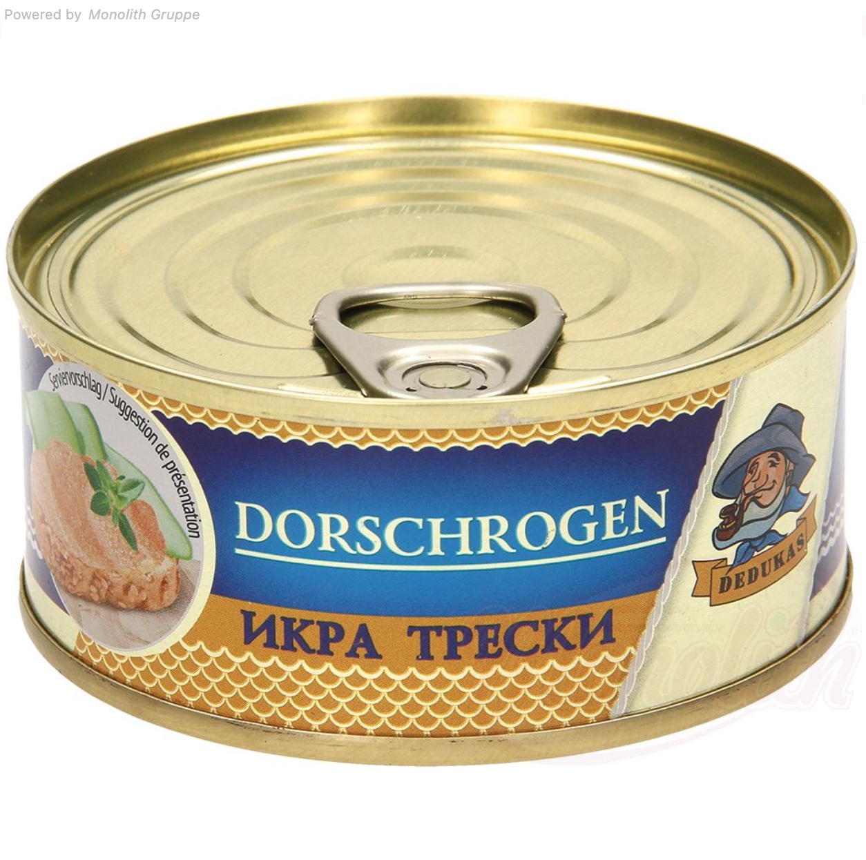 🇩🇪 "Dedukas" Икра трески,100 гр.