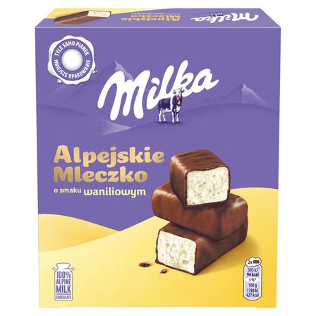 Цукерки пташине молоко MILKA Alpine зі смаком ванілі 330 г