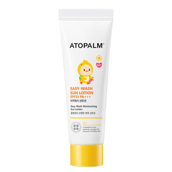 Лосьйон сонцезахисний для обличчя Atopalm Easy-Wash Sun Lotion SPF32 PA+++ 60 ml