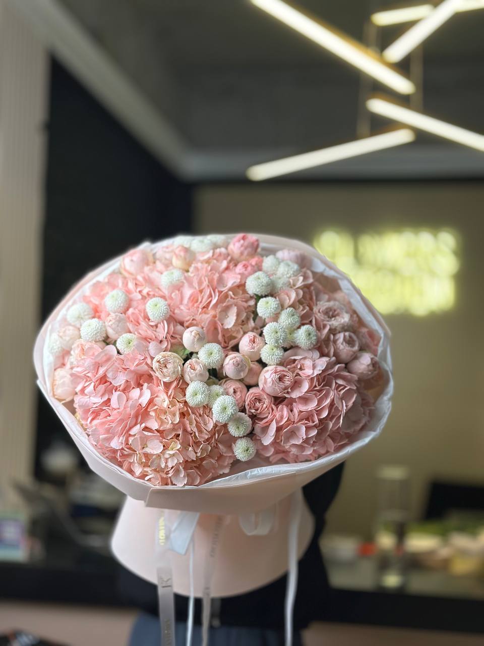 Повітряний біло-рожевий мікс