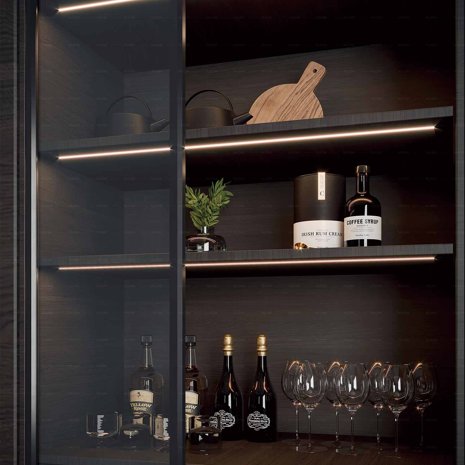Zeus Series 10×10 Built-In Oblique Lighting Bar (4000К сolor temperature)