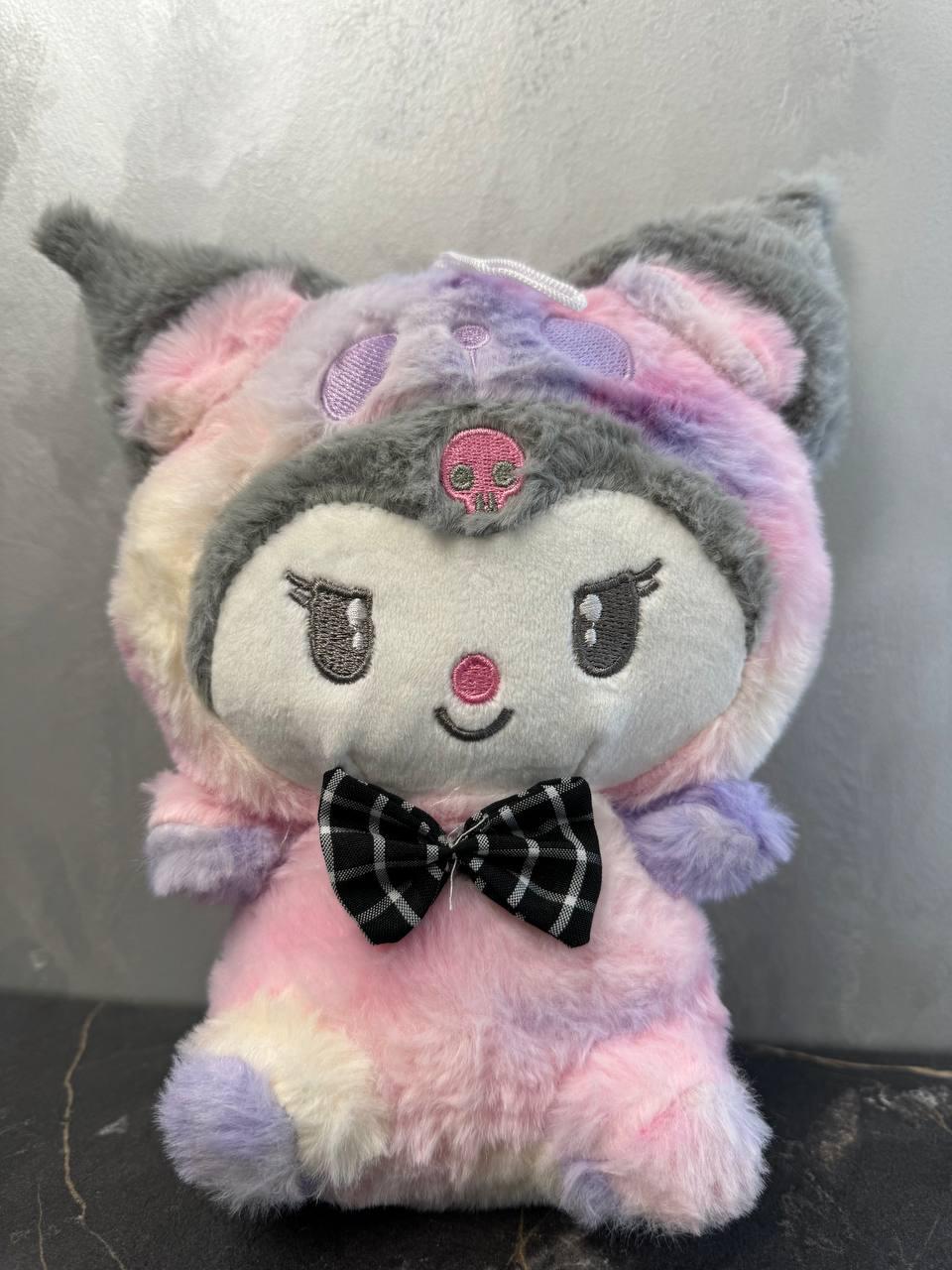 М'яка іграшка Куромі Hello Kitty 22 см з аніме Онегай Май Мелоді (Onegai My Melody) Різнобарвна