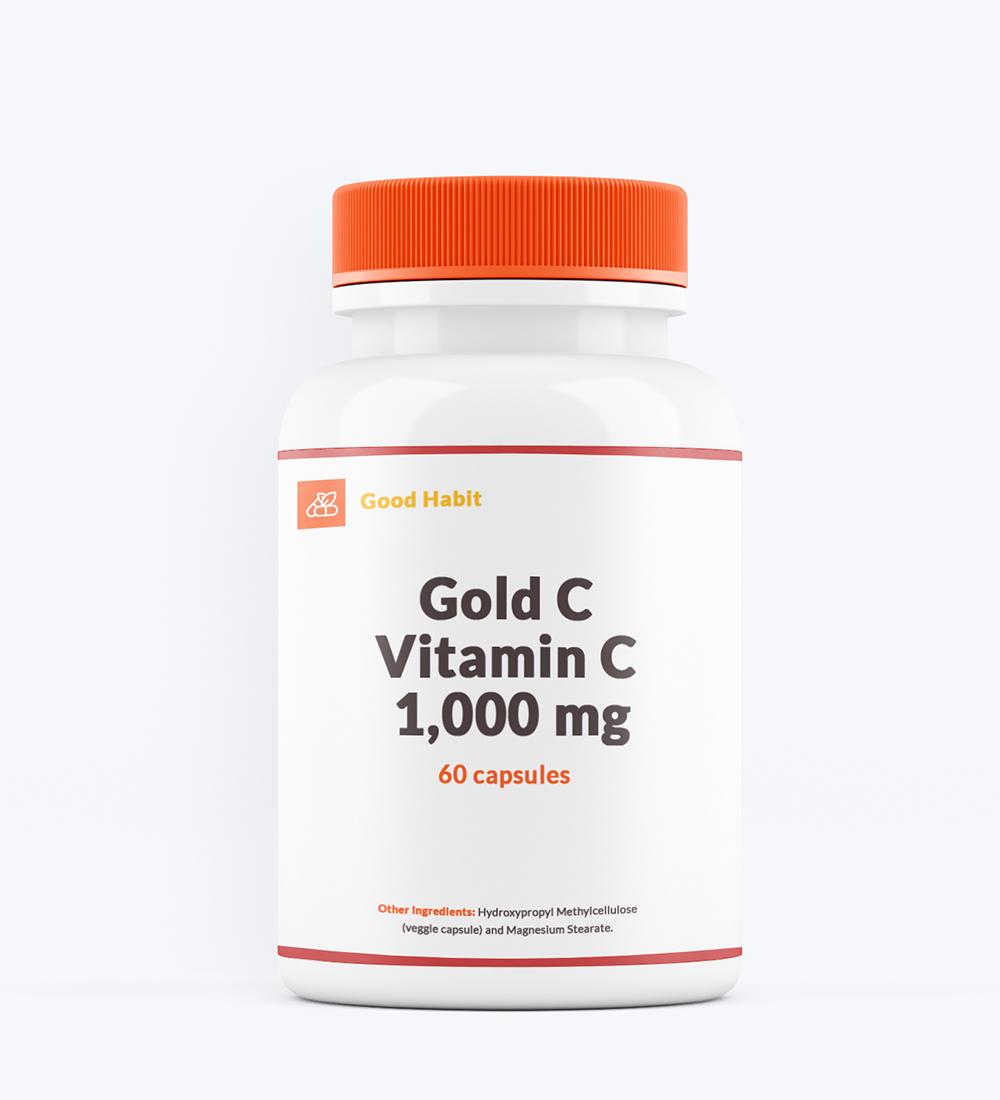 Gold C, Vitamin C, 1,000 mg, 60 capsules