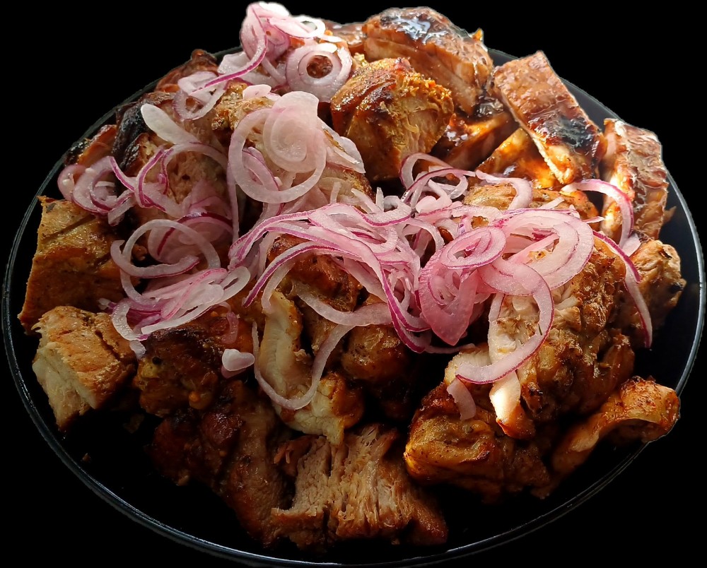 Шашлик зі свинячого ошийка