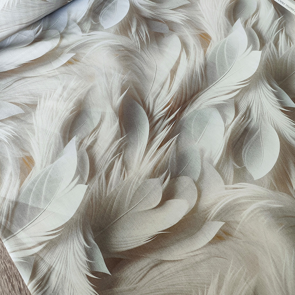 Тканина Ранфорс Digital print - Пір'їни