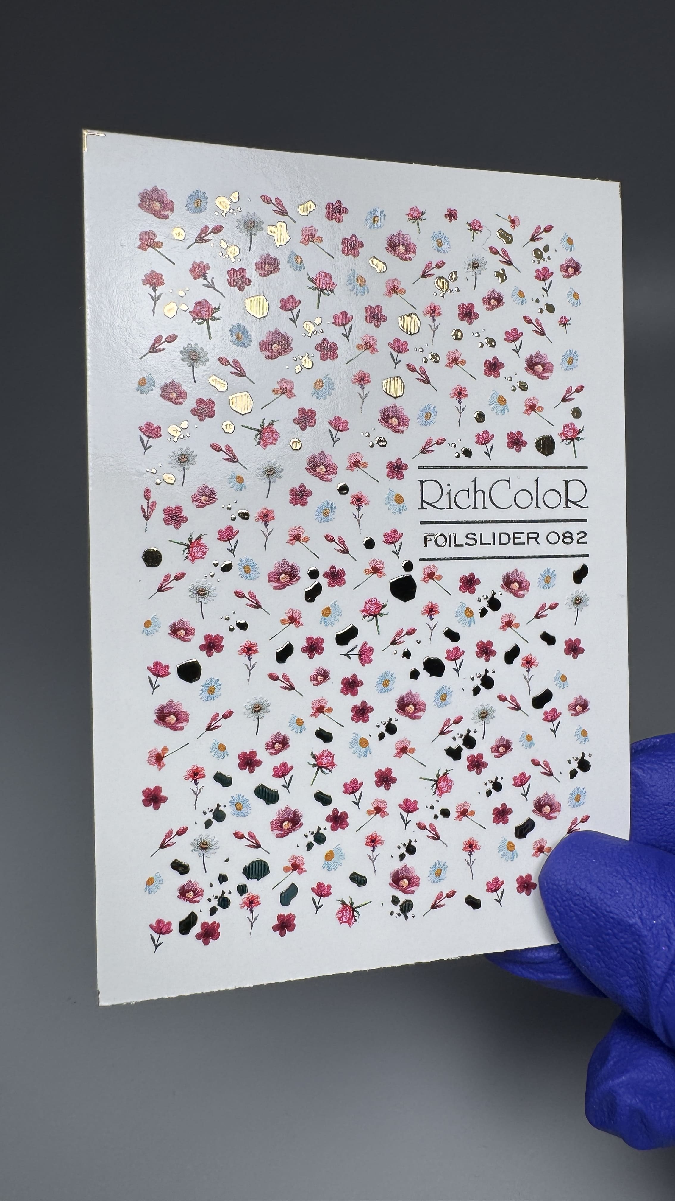Слайдер дизайн Rich Color foil slider 082