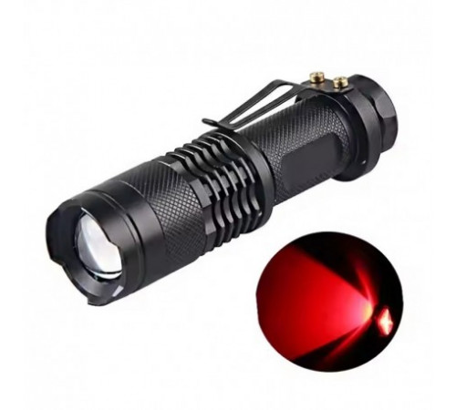 Ліхтарик червоний | Тактичний ліхтарик з червоним світлом